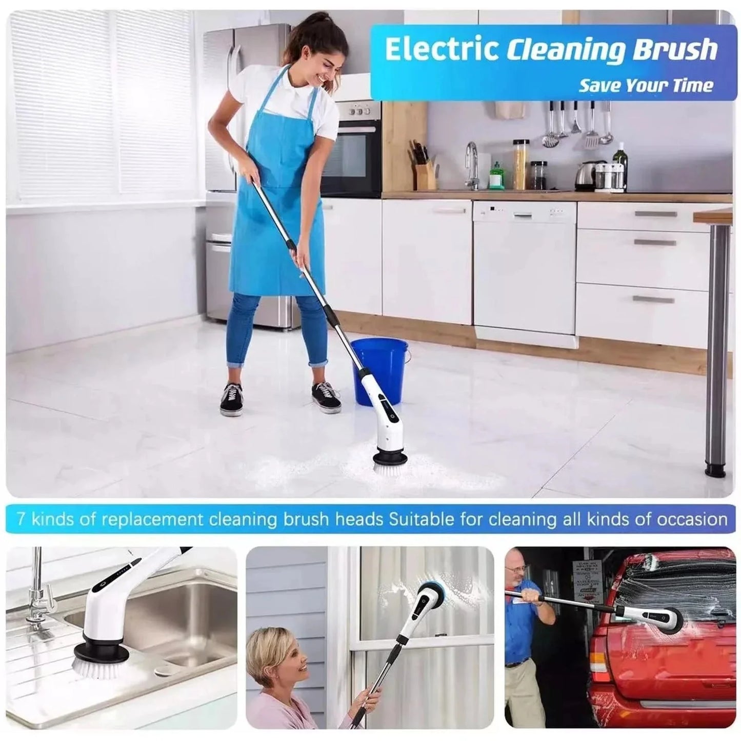 MyHomeG™ 7 in 1 Electric Cleaning Brush